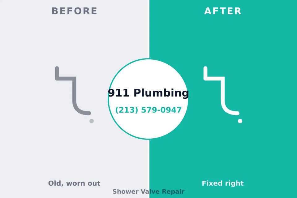 Before and after: plumbing repair Casa Grande, AZ